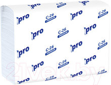 Полотенца салфетки бумажные Z сложение 2-х слойные, упаковка - 150 штук, PRO Tissue
