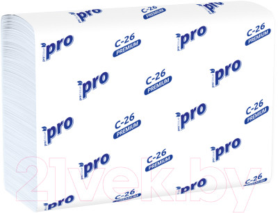 Полотенца салфетки бумажные Z сложение 2-х слойные, упаковка - 150 штук, PRO Tissue - фото 1 - id-p223399563