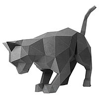 Набор для 3D моделирования "Кот Дымок", графитовый