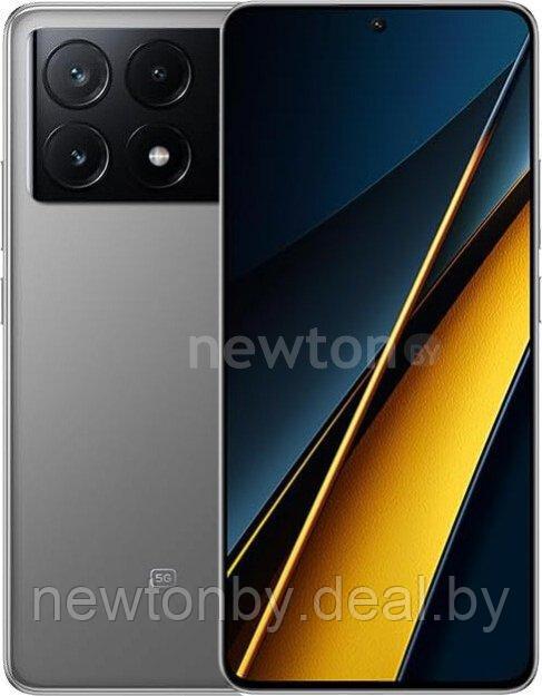 Смартфон POCO X6 Pro 8GB/256GB с NFC международная версия (серый) - фото 1 - id-p223400128