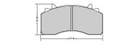 WuberTech колодки тормозные (комплект), WVA 29279 WBR STD 55279