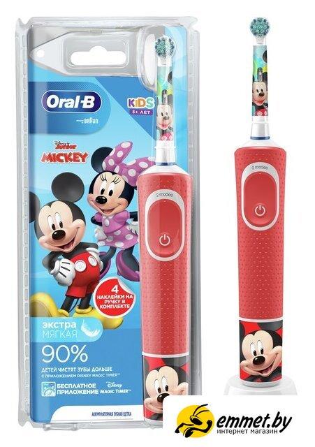 Электрическая зубная щетка Oral-B Kids Mickey D100.413.2K - фото 1 - id-p223400351