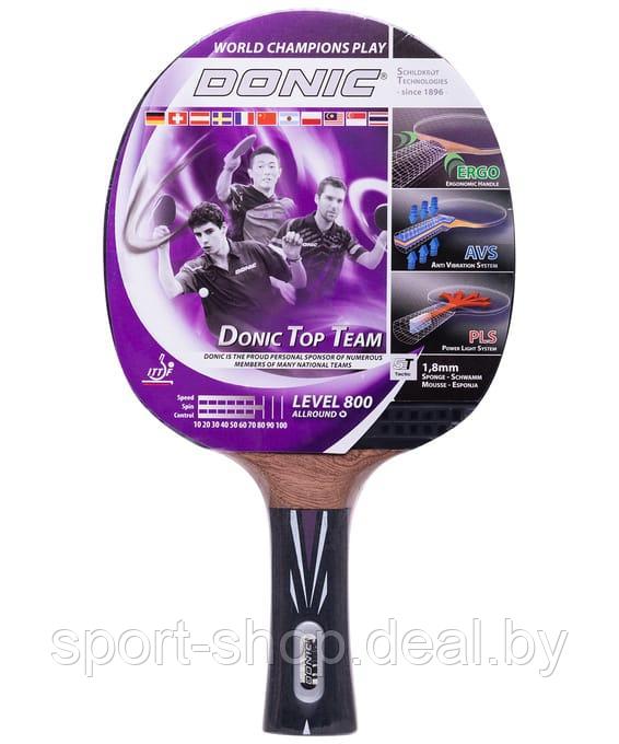 Ракетка для настольного тенниса Donic Top Team 800,ракетка для настольного тенниса