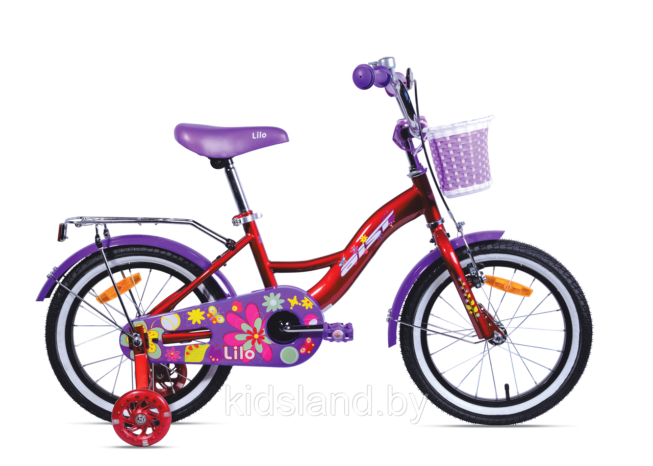 Детский велосипед Aist Lilo 2019 20" (красный/фиолетовый) - фото 1 - id-p93698217