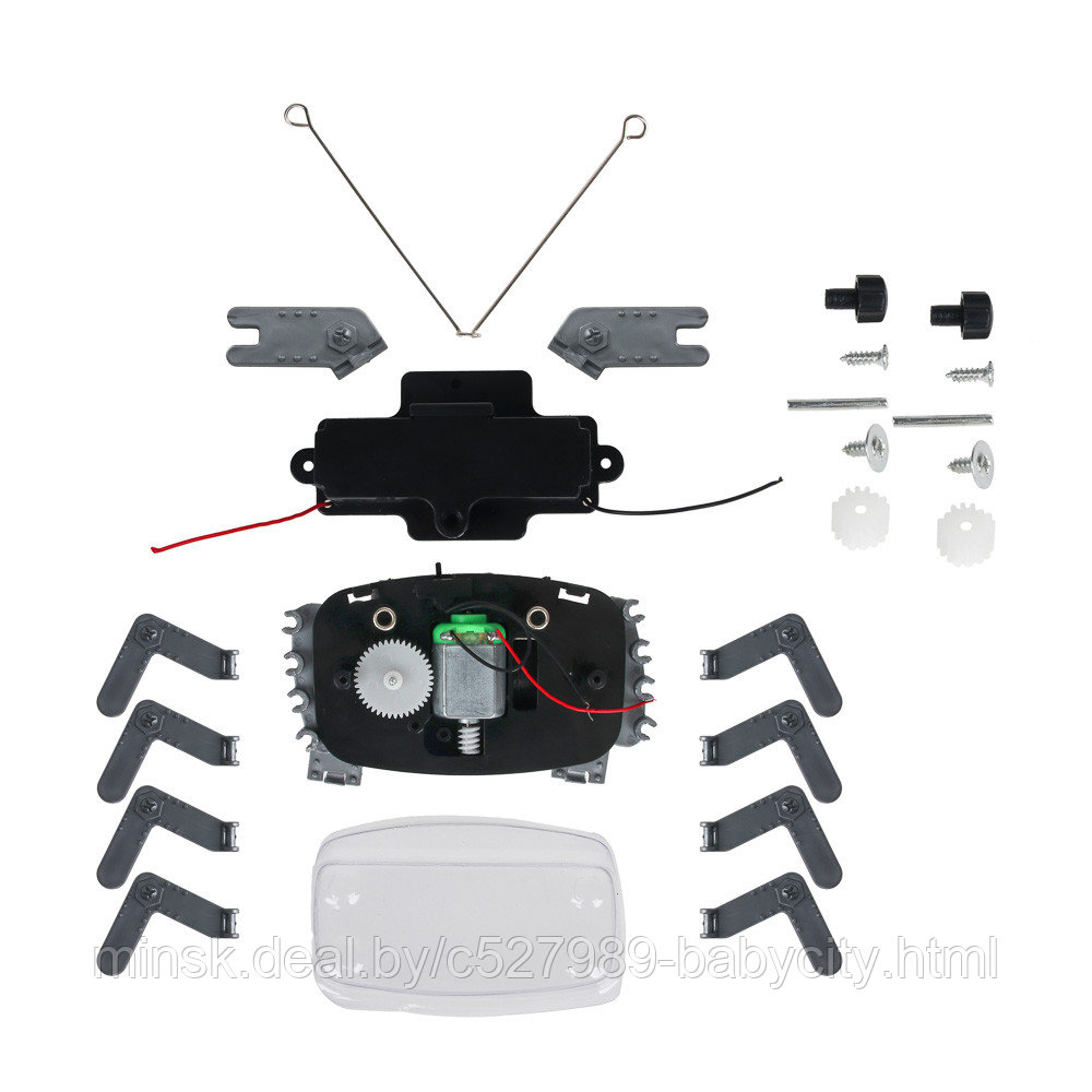 Конструктор робототехника "Робот Краб" электромотор, 1АА,ABS,PP, PVC, металл, 16,5х6х12,5см - фото 2 - id-p223408280