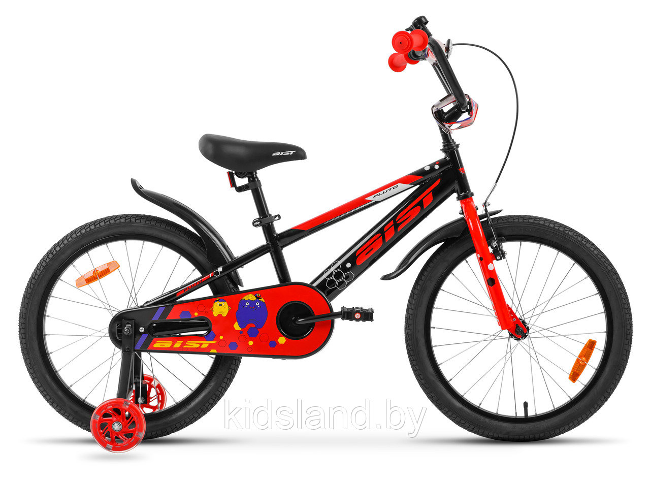 Детский велосипед Aist Pluto 2024 16" (черный)