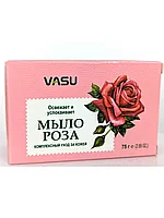 Мыло Роза Rose Soap Vasu 75 г - освежает и успокаивает