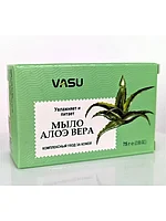 Мыло Алоэ Вера Aloe Vera Soap Vasu 75 г - увлажняет и питает