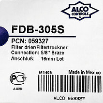 Фильтр жидкостный Alco FDB 305s, PCN059327 (5/8, пайка, гранулированный), фото 2