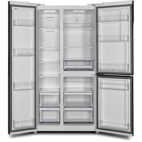 Холодильник Hyundai CS6073FV (белое стекло) (Side by Side) - фото 3 - id-p223412978