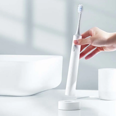 Электрическая зубная щетка Mijia Sonic Electric Toothbrush T301 MES605 (белая) - фото 2 - id-p223412987