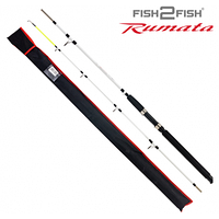 Спиннинг стеклопластиковый штекерный Fish2Fish Rumata (80-150) 1.80 м