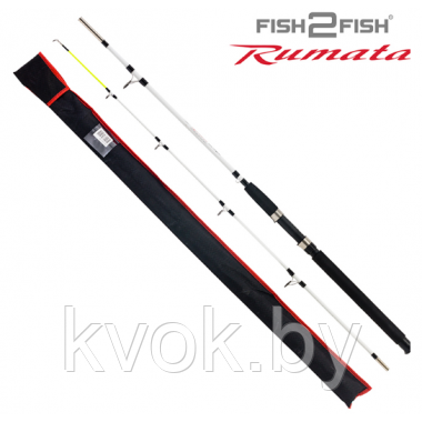 Спиннинг стеклопластиковый штекерный Fish2Fish Rumata (80-150) 1.80 м - фото 1 - id-p223413003