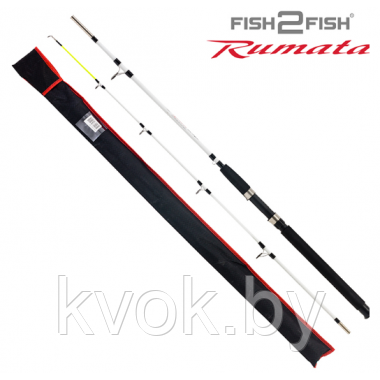 Спиннинг стеклопластиковый штекерный Fish2Fish Rumata (80-150) 1.95 м - фото 1 - id-p223413287