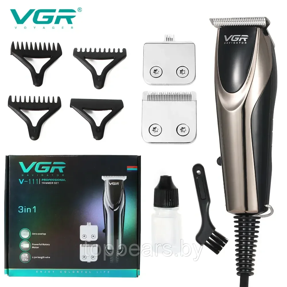 Машинка для стрижки волос (триммер) VGR V-111 - фото 1 - id-p223413612
