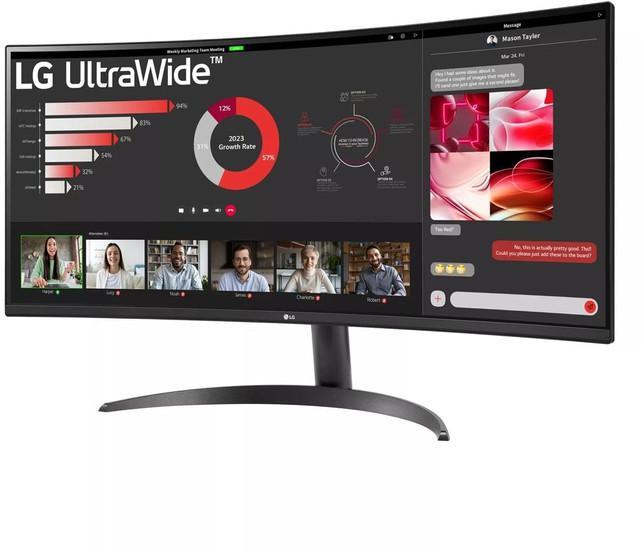 Монитор LG UltraWide 34WR50QC-B - фото 3 - id-p223038449