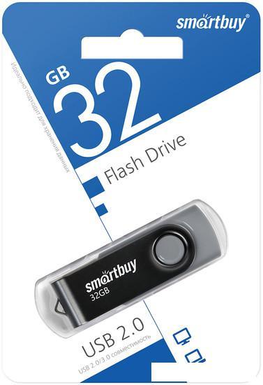USB Flash SmartBuy Twist 32GB (черный)