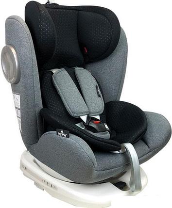 Автокресло Lorelli Lusso SPS Isofix 2019 (серый/черный), фото 2