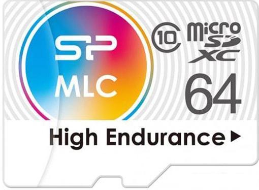 Карта памяти Silicon-Power High Endurance microSDXC SP064GBSTXIU3V10SP 64GB (с адаптером), фото 2