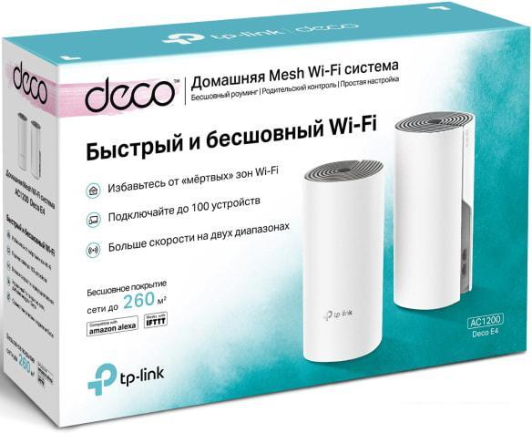 Беспроводной маршрутизатор TP-Link Deco E4 (2 шт.) - фото 5 - id-p223218514