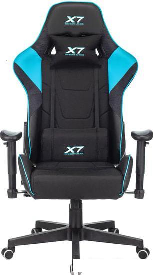 Кресло A4Tech X7 GG-1100 (черный/бирюзовый) - фото 2 - id-p223037383