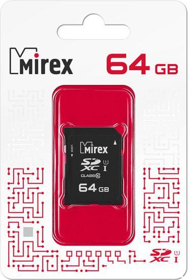 Карта памяти Mirex SDXC 13611-SD10CD64 64GB - фото 3 - id-p223037884