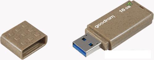 USB Flash GOODRAM UME3 Eco Friendly 16GB (коричневый), фото 2