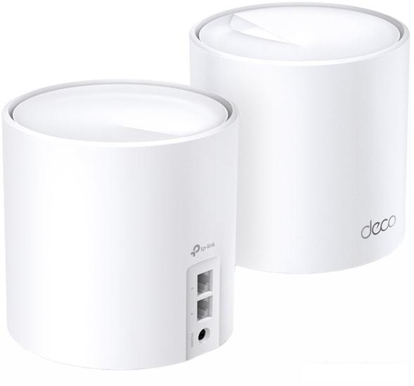 Wi-Fi система TP-Link Deco X60 V2 (2 шт.) - фото 1 - id-p223218759