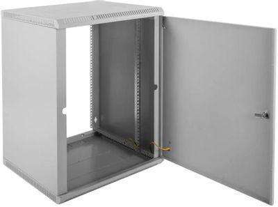Шкаф коммутационный ЦМО ШРН-Э-12.650.1 настенный, металлическая передняя дверь, 12U, 600x650 мм - фото 2 - id-p222712213