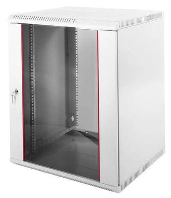 Шкаф коммутационный ЦМО ШРН-Э-15.650 настенный, стеклянная передняя дверь, 15U, 600x746x650 мм - фото 1 - id-p222712234