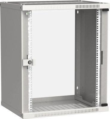 Шкаф коммутационный ITK LWE3-15U64-GF настенный, стеклянная передняя дверь, 15U, 600x715x450 мм - фото 1 - id-p222712365