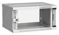 Шкаф коммутационный ITK LWE3-06U64-GF настенный, стеклянная передняя дверь, 6U, 600x320x450 мм