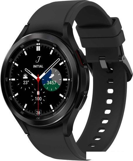 Умные часы Samsung Galaxy Watch4 Classic 46мм (черный) - фото 1 - id-p223215457