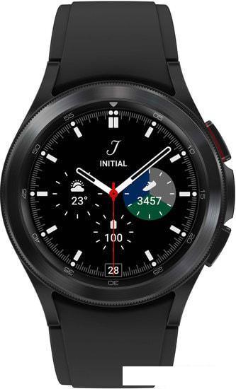 Умные часы Samsung Galaxy Watch4 Classic 46мм (черный) - фото 2 - id-p223215457