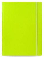 Тетрадь FILOFAX Classic Bright, A4, 56л, в линейку, спираль двойная, съемные листы, салатовый [115028]