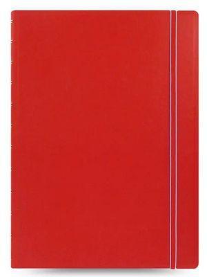 Тетрадь FILOFAX Classic Bright, A4, 56л, в линейку, спираль двойная, съемные листы, красный [115023] - фото 1 - id-p222819681