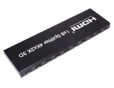 Сплиттер аудио-видео PREMIER 5-872-8V2, HDMI (f) - 8xHDMI (f) , ver 2.0, черный - фото 1 - id-p222819901