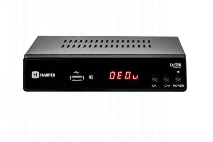 HARPER HDT2-5010 DVB-T2/металл/дисплей/кнопки/MStar - фото 1 - id-p223216286