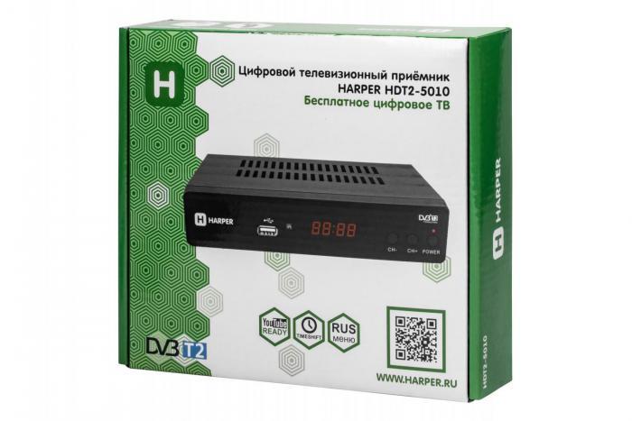 HARPER HDT2-5010 DVB-T2/металл/дисплей/кнопки/MStar - фото 5 - id-p223216286