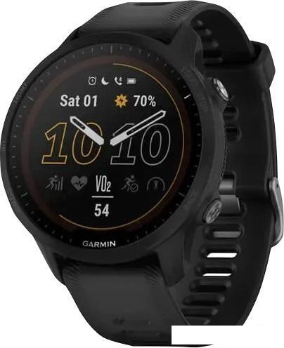 Умные часы Garmin Forerunner 955 Solar (черный) - фото 1 - id-p223276545