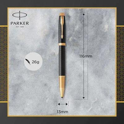 Ручка роллер Parker IM Premium T323 (CW1931660) Black GT F чернила черн. подар.кор. - фото 5 - id-p222884264