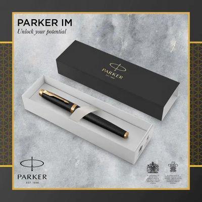 Ручка роллер Parker IM Premium T323 (CW1931660) Black GT F чернила черн. подар.кор. - фото 6 - id-p222884264