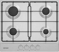 Газовая варочная панель Indesit THPM 641 W/IX/I, независимая, нержавеющая сталь