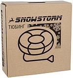 Тюбинг Snowstorm BZ-90 Cristmass W112873 (90см, бирюзовый/черный), фото 5