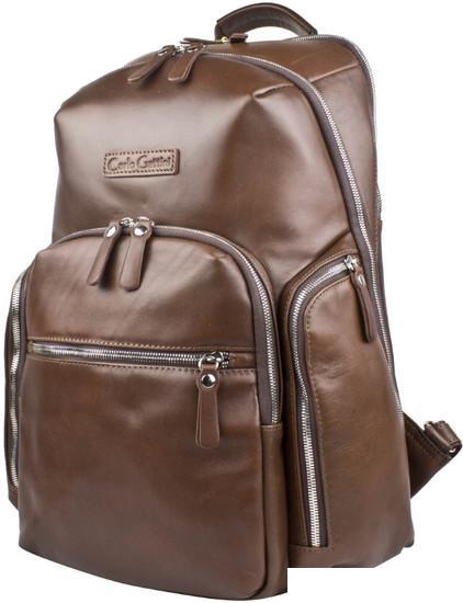 Городской рюкзак Carlo Gattini Premium Bertario 3102-53 (коричневый) - фото 1 - id-p223215180