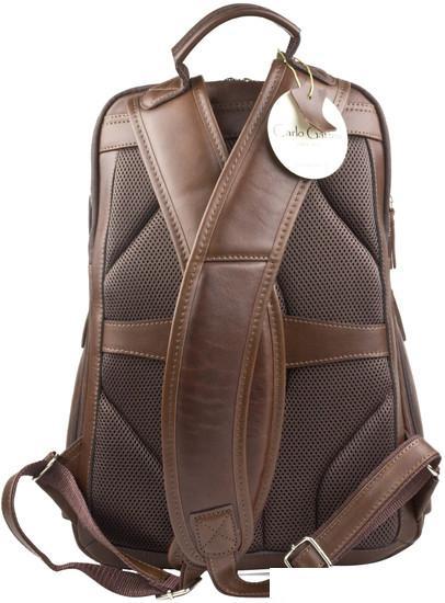 Городской рюкзак Carlo Gattini Premium Bertario 3102-53 (коричневый) - фото 4 - id-p223215180