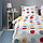 IKEA/ БРУКСВАРА Пододеяльник и 2 наволочки, разноцветный/точечный узор,200х200/50х60 см, фото 5