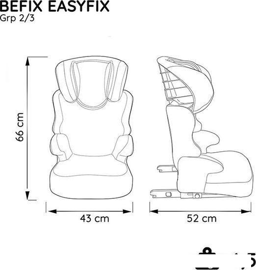 Детское автокресло Nania Befix Easyfix (tech silver) - фото 4 - id-p223215207