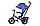 Детский трёхколёсный велосипед Formula  FA3B синий, фото 4