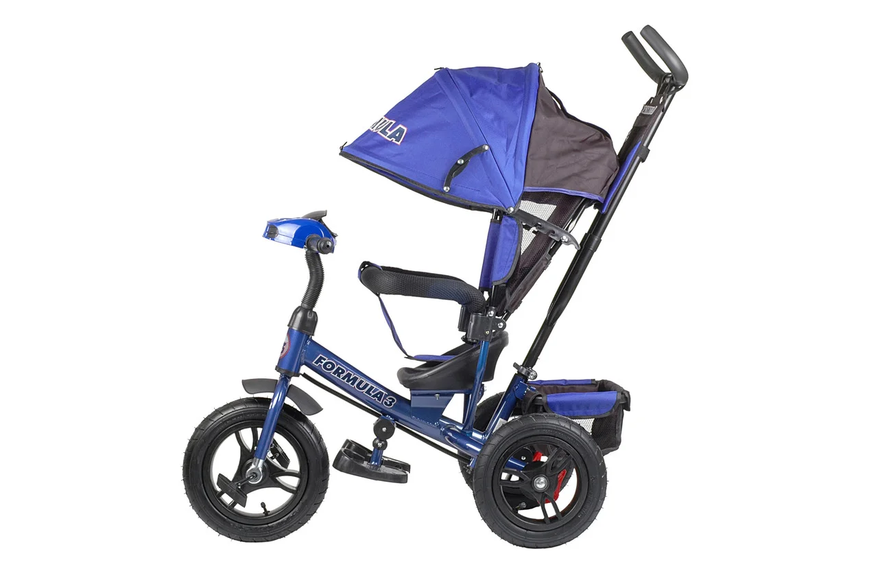 Детский трёхколёсный велосипед Formula FA3B синий - фото 4 - id-p223414546